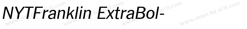 NYTFranklin ExtraBol字体转换